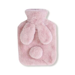 Bouillotte peluche - Lapin rose