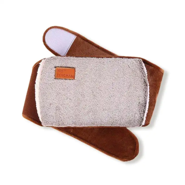 Bouillotte électrique - Ceinture velours marron