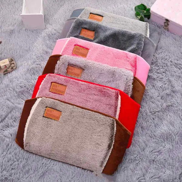 Bouillotte électrique - Ceinture velours marron