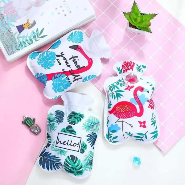 Bouillotte à Eau - Flamant Rose